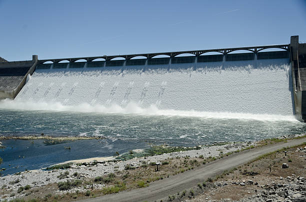 Grand Coulee Dam stock photo