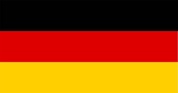 немецкий флаг - german flag stock illustrations