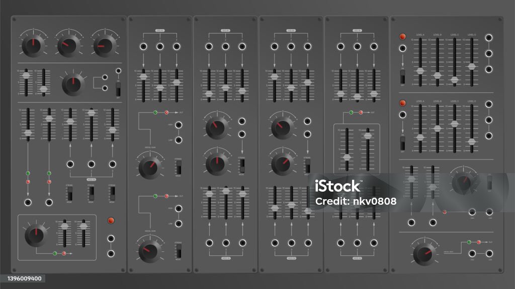 Modular Synthesizer Stock Illustration - Download Image Now ...