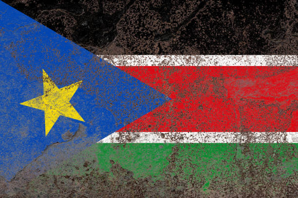 Flag of the African country Sudan