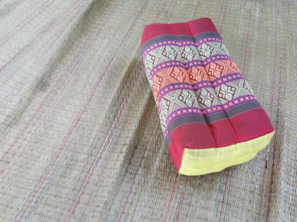 istock Traditional Thai handicraft mats and pillows 1396017228