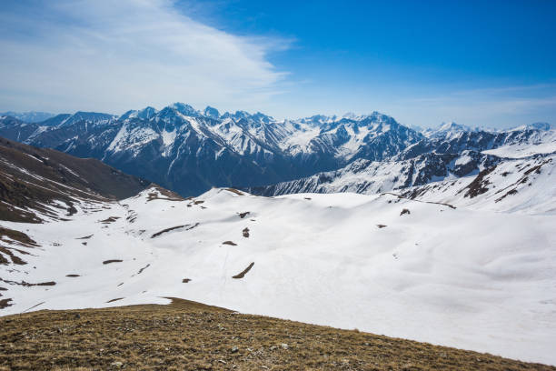 Caucasus Mountains landscape. Karachay-Cherkessia, Russia