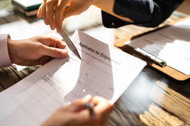 istock Job Interview And Unemployment. Hire Applicant 1396022864