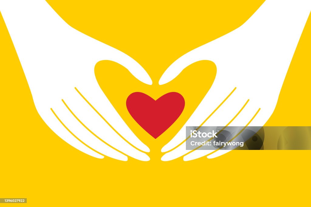 Tangan Membuat Bentuk Hati Ilustrasi Stok - Unduh Gambar Sekarang