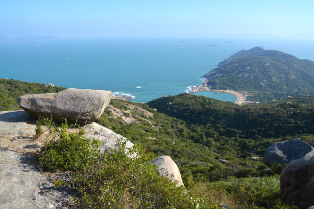 istock Panoramic view from Ling Kok Shan, Lamma island, Hong Kong 1396035275