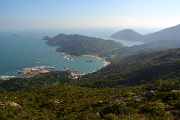 istock Panoramic view from Ling Kok Shan, Lamma island, Hong Kong 1396035285
