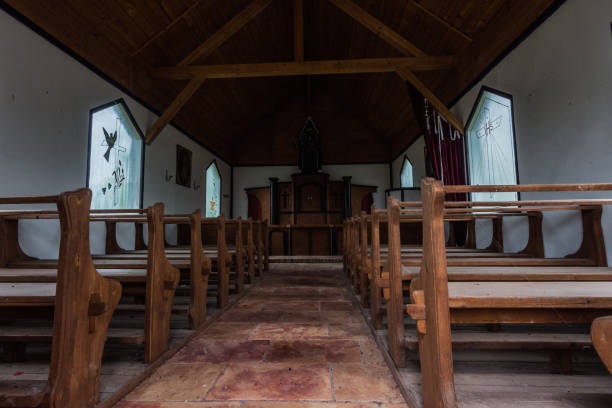 istock abandoned church in a western town inside 1396037528