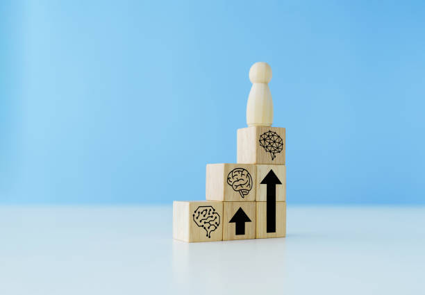 istock Cube with brain icon. Business strategy planning and solution or education knowledge success idea. Businessperson or student growth in improvement or development. Studying or learning achievement 1396043707