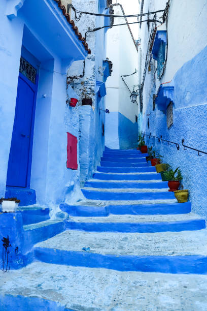 istock Street in Chefchaouen, Morocco 1396047461