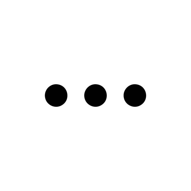 Ellipsis Menu Icon Three Dots Sign Symbol 8422677 Vector, 43% OFF