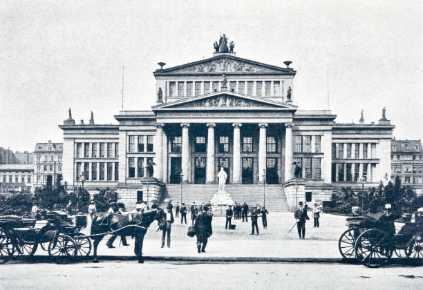 istock Royal Playhouse in Berlin, Street in front and the facade 1396055935