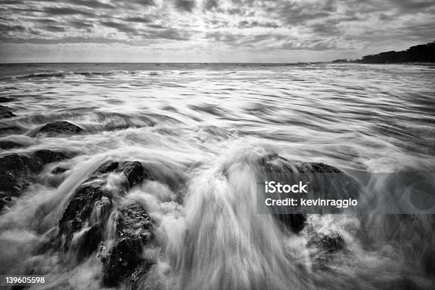 Crashing Fluidity Stock Photo - Download Image Now - Beaufort - South Carolina, Activity, Beach