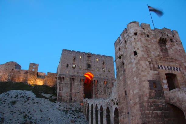 istock Historical castle, Aleppo, Syria. 1396066637