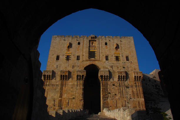 istock Historical castle, Aleppo, Syria. 1396066640