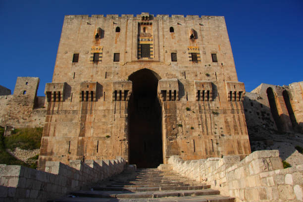 istock Historical castle, Aleppo, Syria. 1396066647