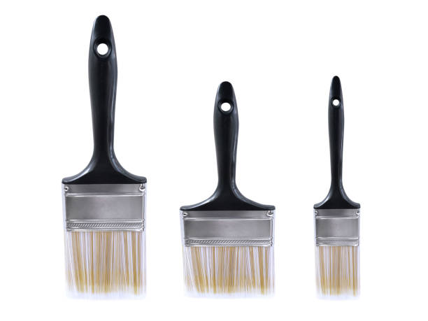 istock Paint brush isolated on white background 1396072220
