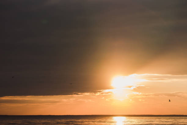 istock Sunrise over the sea. 1396072224