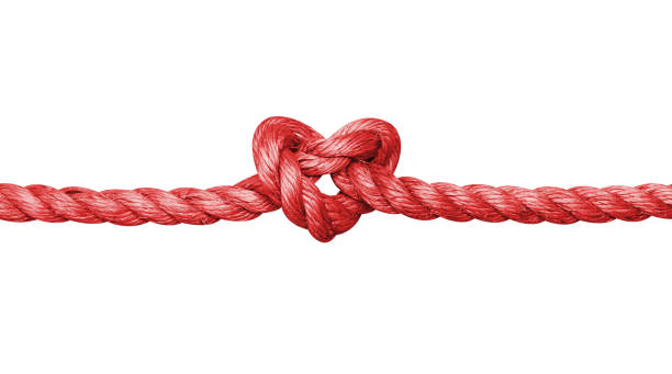 istock Rope with a heart shaped knot 1396074785