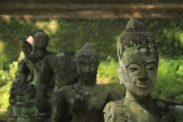 istock Buddha statues, Wat Umong, Chiang Mai, Thailand 1396078354