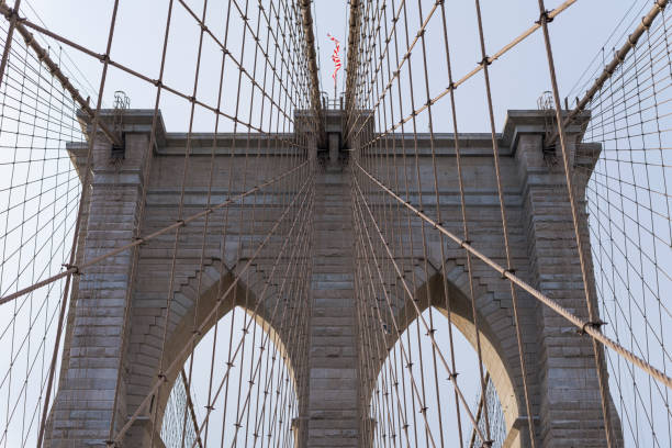 istock Brooklyn Bridge at sunrise, New York City 1396080950