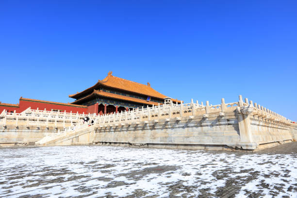 자금성 (palace museum) china - ming china forbidden city emperor 뉴스 사진 이미지