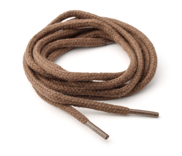 istock Pair of rolled shoelaces 1396099684