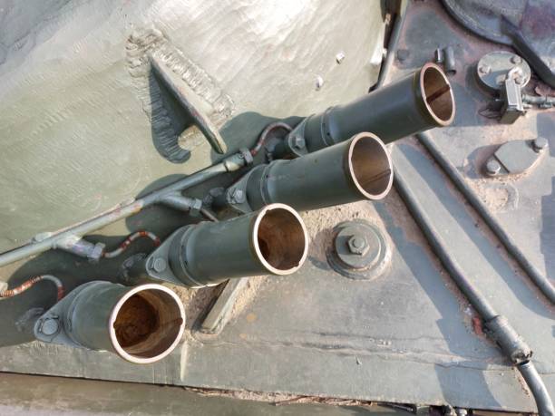 istock Structural element of the tank is steel 1396101827