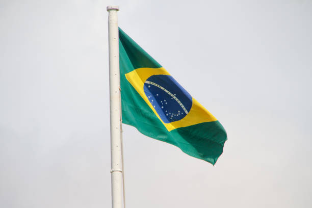 istock Brazilian flag outdoors in Rio de Janeiro 1396103138