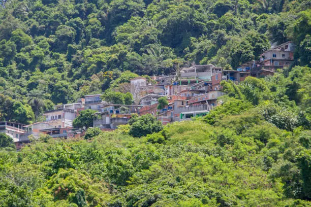 Photo of Julio Otoni favela in Laranjeiras neighborhood in Rio de Janeiro.