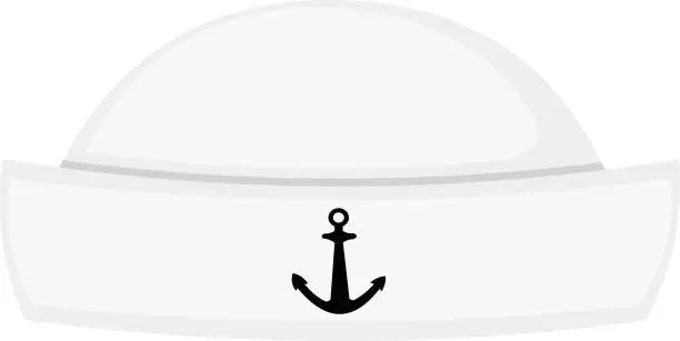 Vector illustration of Vector illustration sailor cap
