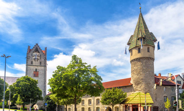 ravensburg in estate, baden-wurttemberg, germania - gruner foto e immagini stock