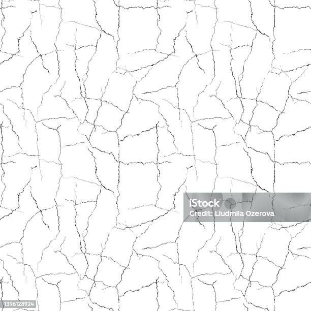 Cracking Pattern Overlay Crack Vector Seamless Pattern Grunge Urban Graphic Repeatable Backdrop ...