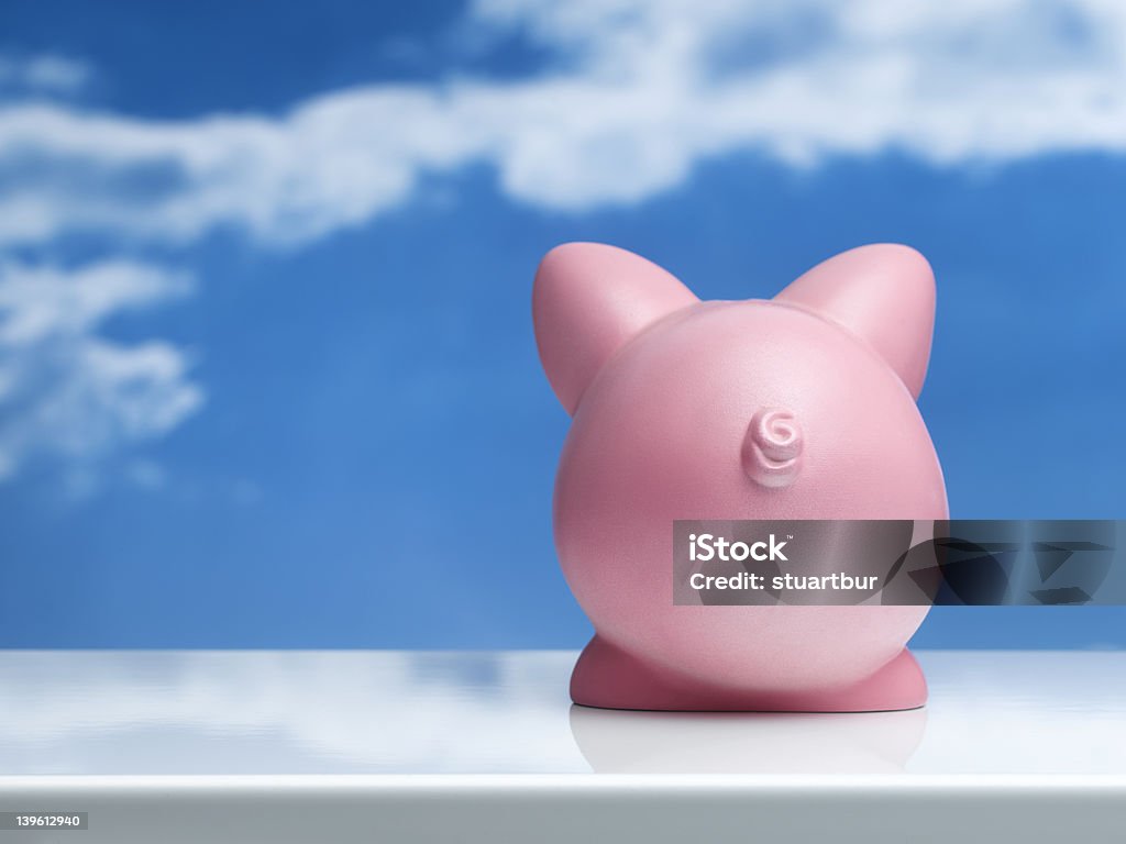 Różowy świnia - Zbiór zdjęć royalty-free (Bankowość)