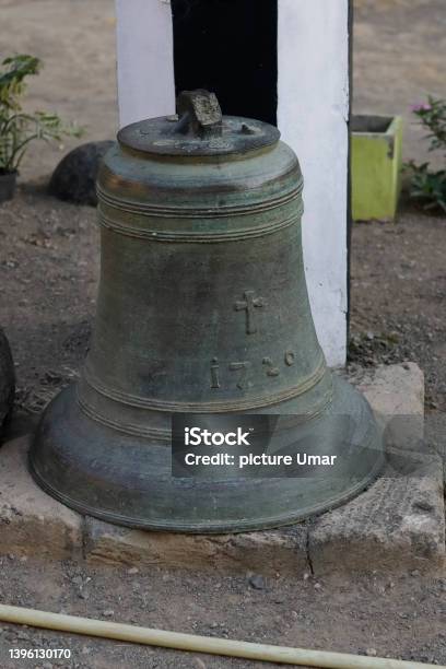 Church Bell Of Vintage Diu Fort Bastion Of Diu Fort It Is A Sixteenth Century Fort Built By Portuguese Located In Diu District Of Union Territory Daman And Diu India Selective Focus Stock Photo - Download Image Now