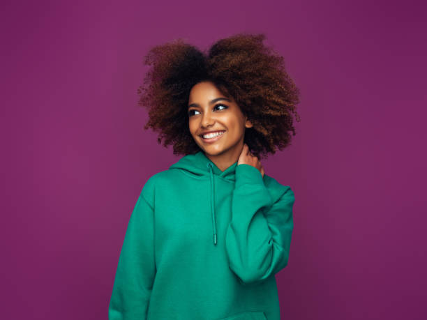 istock Beautiful afro woman 1396137181