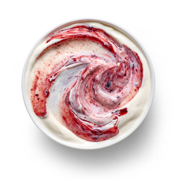 istock bowl of yogurt with jam 1396139355