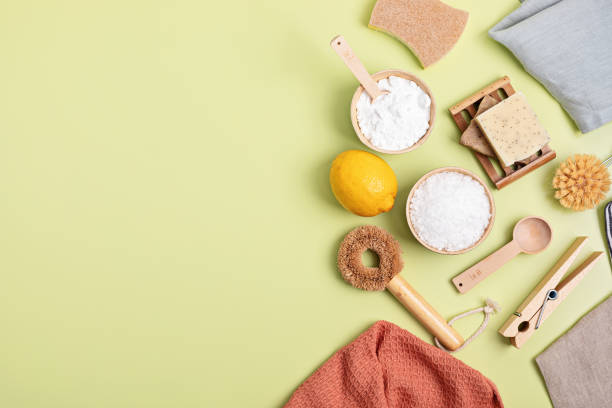 istock Home cleaning non toxic, natural products. Plastic free, zero waste 1396160891