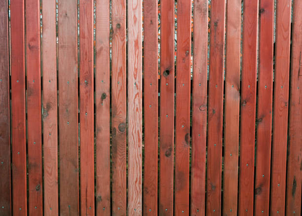 istock Abstract background from planks outdoors. 1396161416