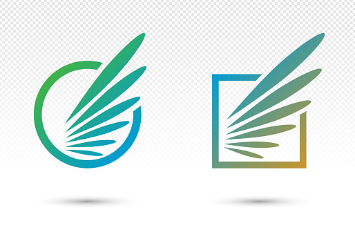 Vector dream wings (design elements)
