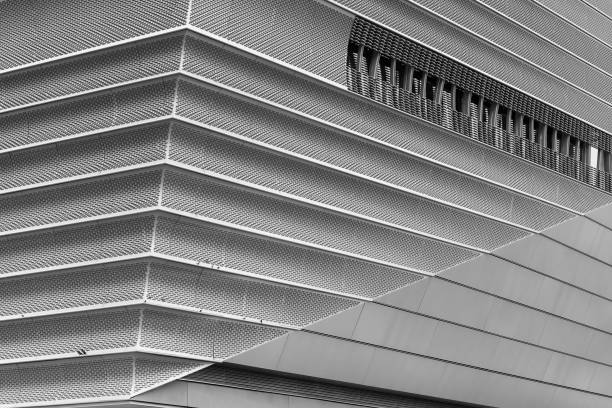 istock Exterior of modern architecture. Building abstract background  pattern 1396188694