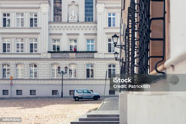 Headquaters Of Religious Congregation Of The Sisters Of St Elizabeth In Nysa Poland Classicist House Surrounded By Other Buildings Of The Old Town Stock Photo - Download Image Now