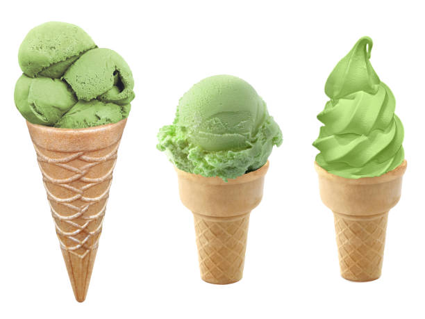 istock ice creams in cones, isolated on white background 1396196780