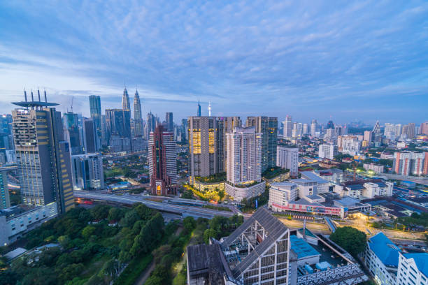 istock Kuala Lumpur, Malaysia cityscape during sun rise and day light 1396197943