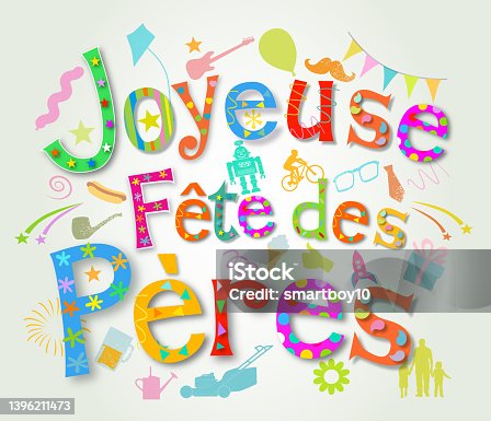 istock Happy Father’s Day (in French) 1396211473