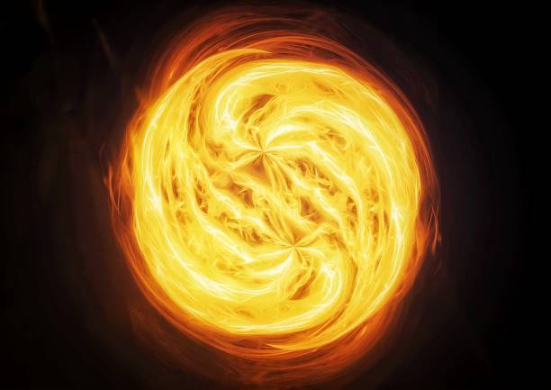 istock 3D illustration of a fire burning in an abstract shape 1396218051