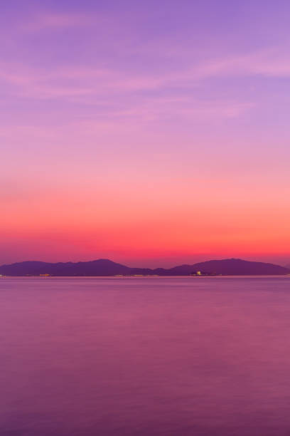 istock Hong Kong Pier Dock Night Sunset Landscape 1396220586