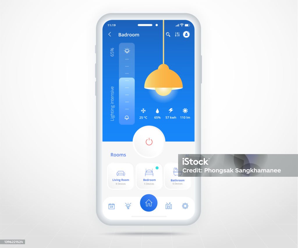 Smartphone Smart Home Controlled App Ux Ui Iot Internet Of Things ... Circuit Diagram