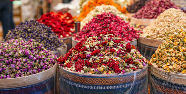 istock Traditional spices market 1396225389