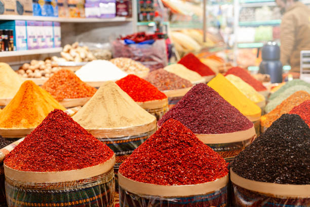 istock Traditional spices market 1396225399