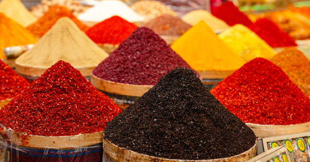 istock Traditional spice market 1396225407